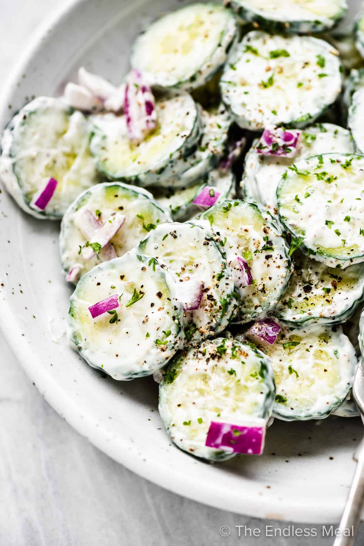 Creamy Cucumber Salad: The Timeless Family Favorite Recipe